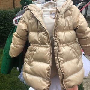 Gap Girls bubble coat, size 3T
